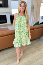 As You Walk On By Tank Dress in Lime    Dresses Ave Shops- Tilden Co.