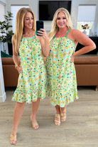 As You Walk On By Tank Dress in Lime    Dresses Ave Shops- Tilden Co.