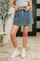 I'd Like to See You Try High Waisted Skort Womens Ave Shops- Tilden Co.