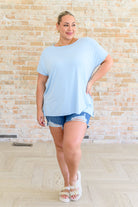 I'll Fly Away Round Neck Relaxed Top Tops Ave Shops- Tilden Co.