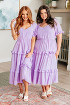In My Carefree Era Tiered Ruffled Dress Dresses Ave Shops- Tilden Co.