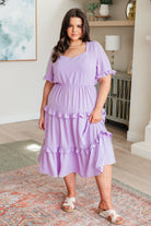 In My Carefree Era Tiered Ruffled Dress Dresses Ave Shops- Tilden Co.