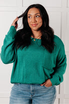 In Stitches Drop Shoulder Sweater Tops Ave Shops- Tilden Co.