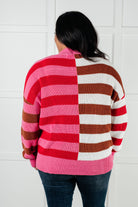 In Your Lane Color Blocked Stripe Sweater Tops Ave Shops- Tilden Co.