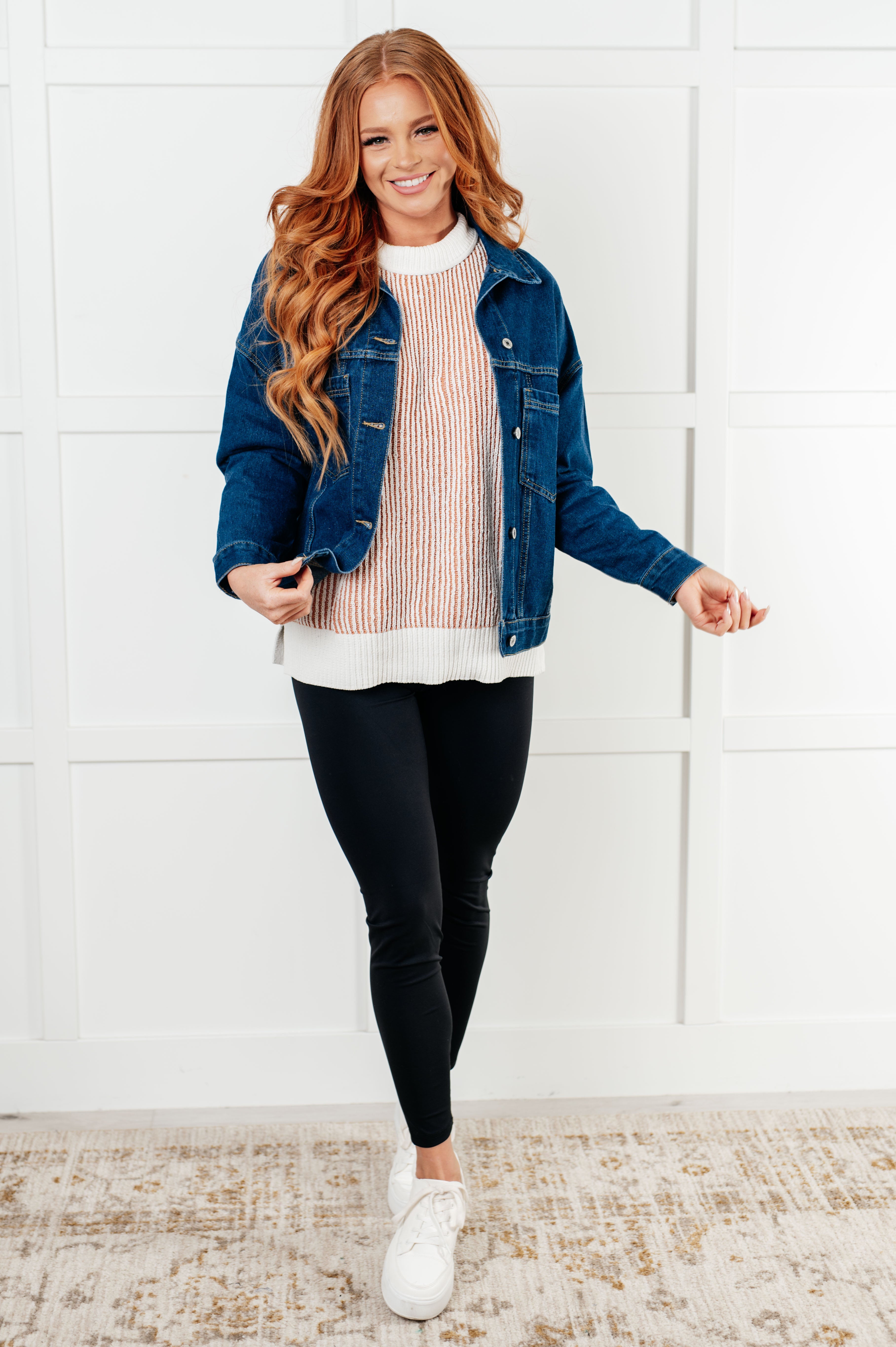 Have We Met Oversized Denim Jacket Coats & Jackets Ave Shops- Tilden Co.