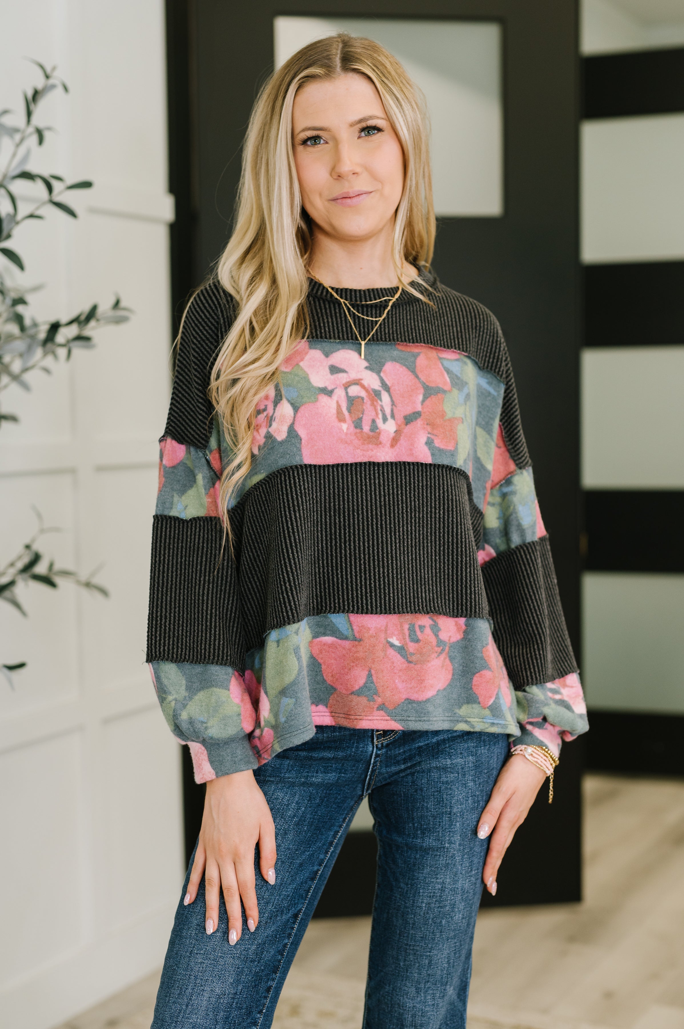 In the Spotlight Contrast Pullover Womens Ave Shops- Tilden Co.