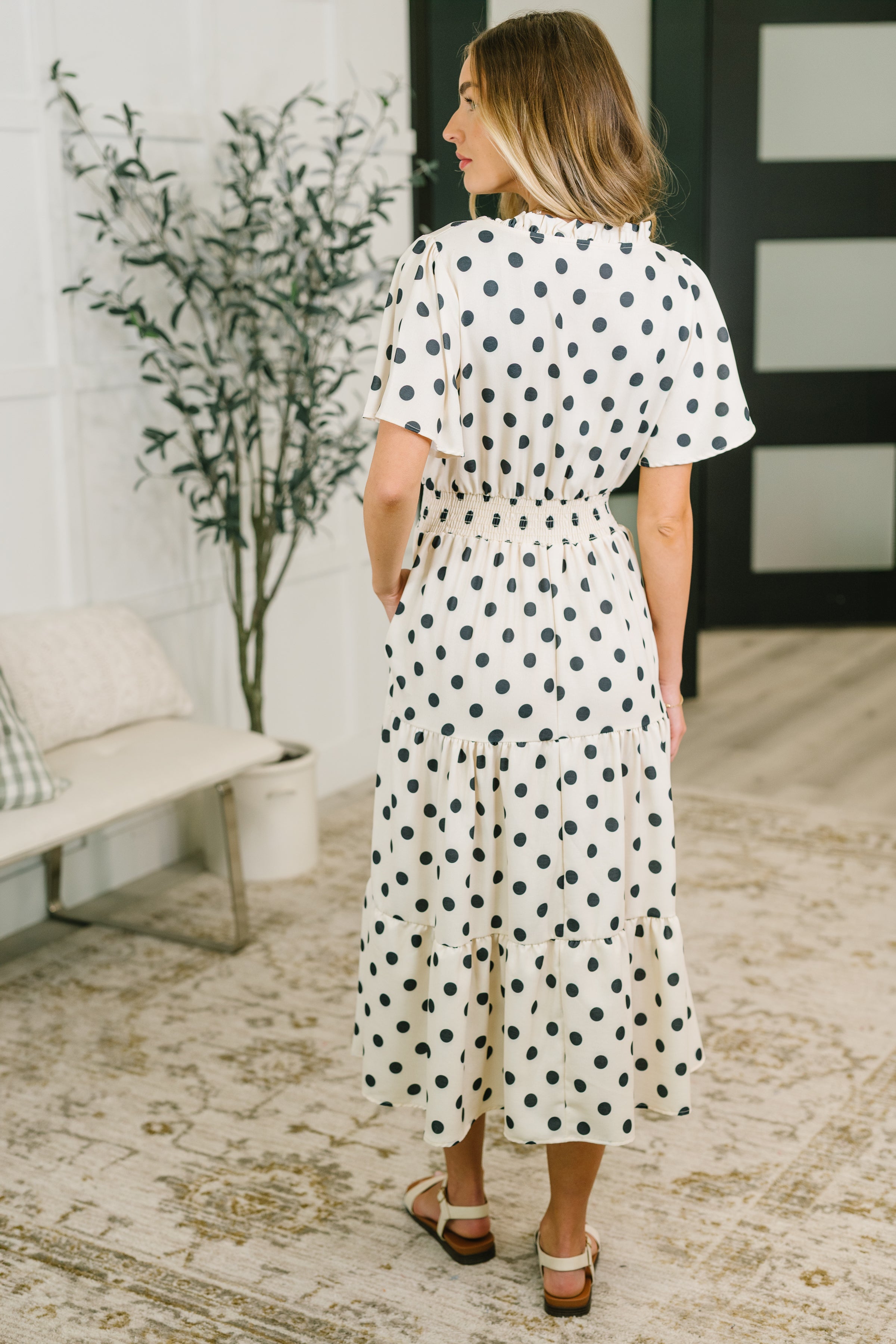 It Had to Be You Bell Sleeve Midi Dress Womens Ave Shops- Tilden Co.