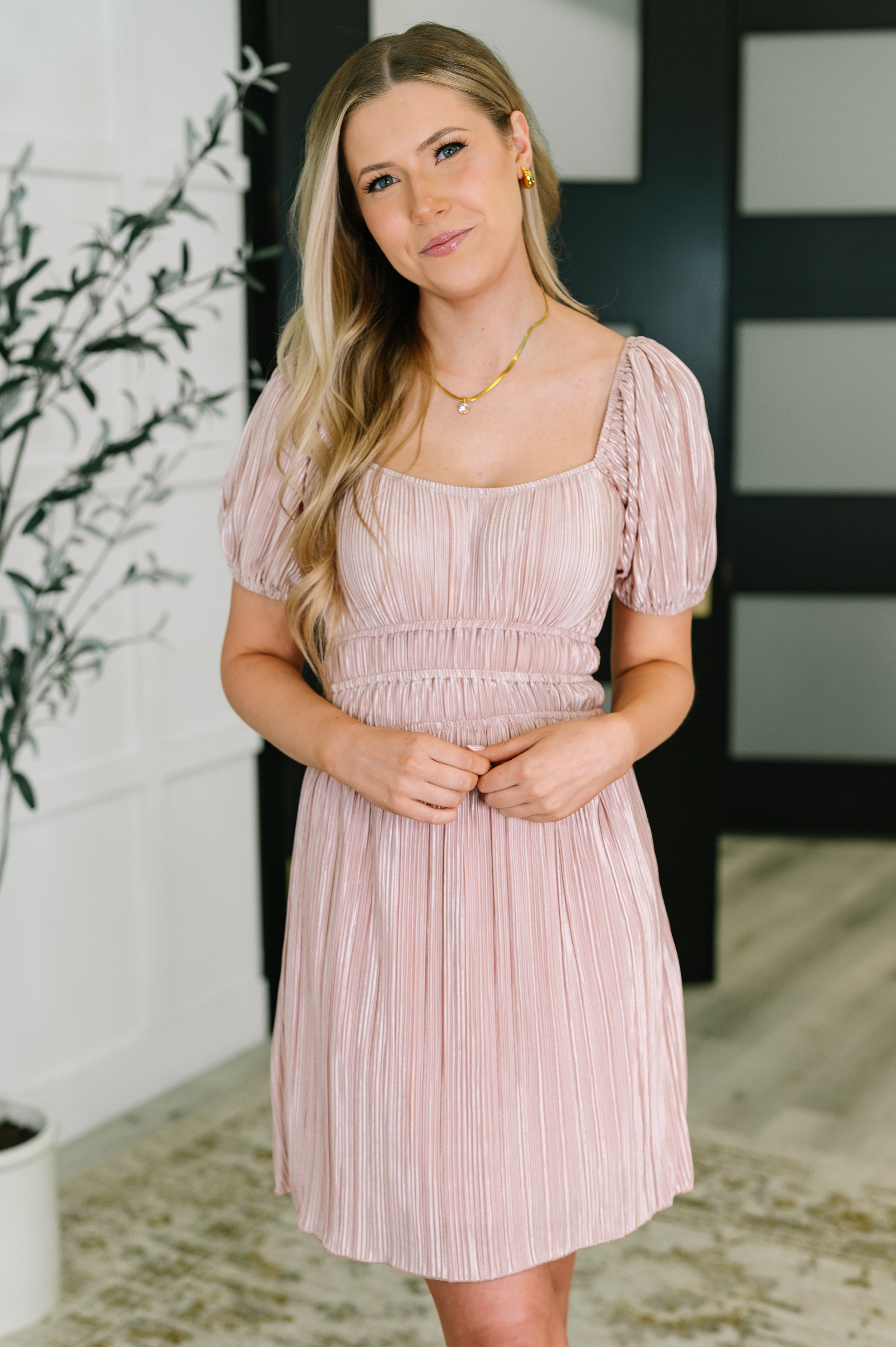 It's For the Aesthetic Balloon Sleeve Dress Dresses Ave Shops- Tilden Co.