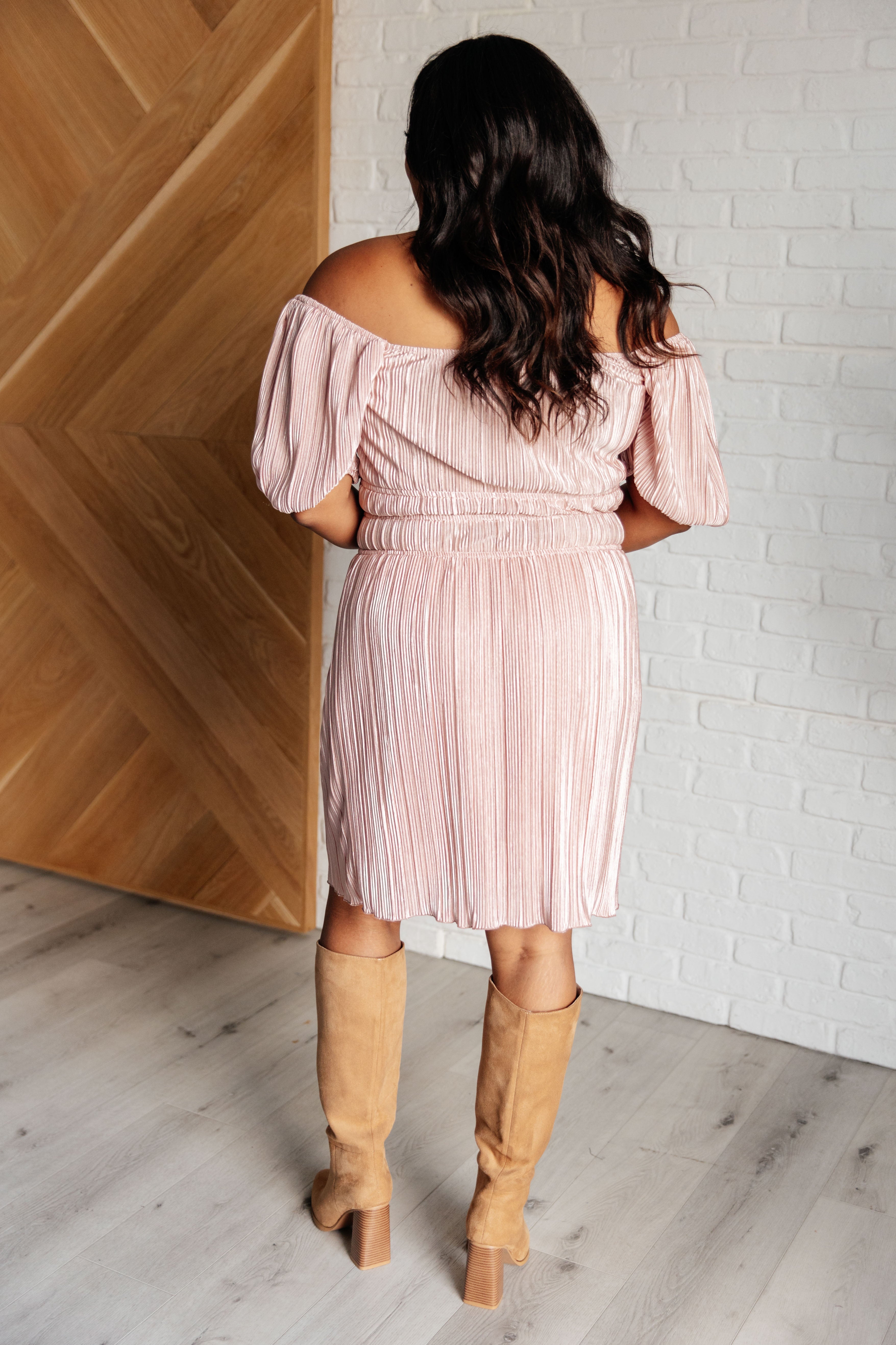 It's For the Aesthetic Balloon Sleeve Dress Knee Length Dress Ave Shops- Tilden Co.