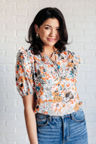 It's Intuitive Floral Blouse    Blouses Ave Shops- Tilden Co.