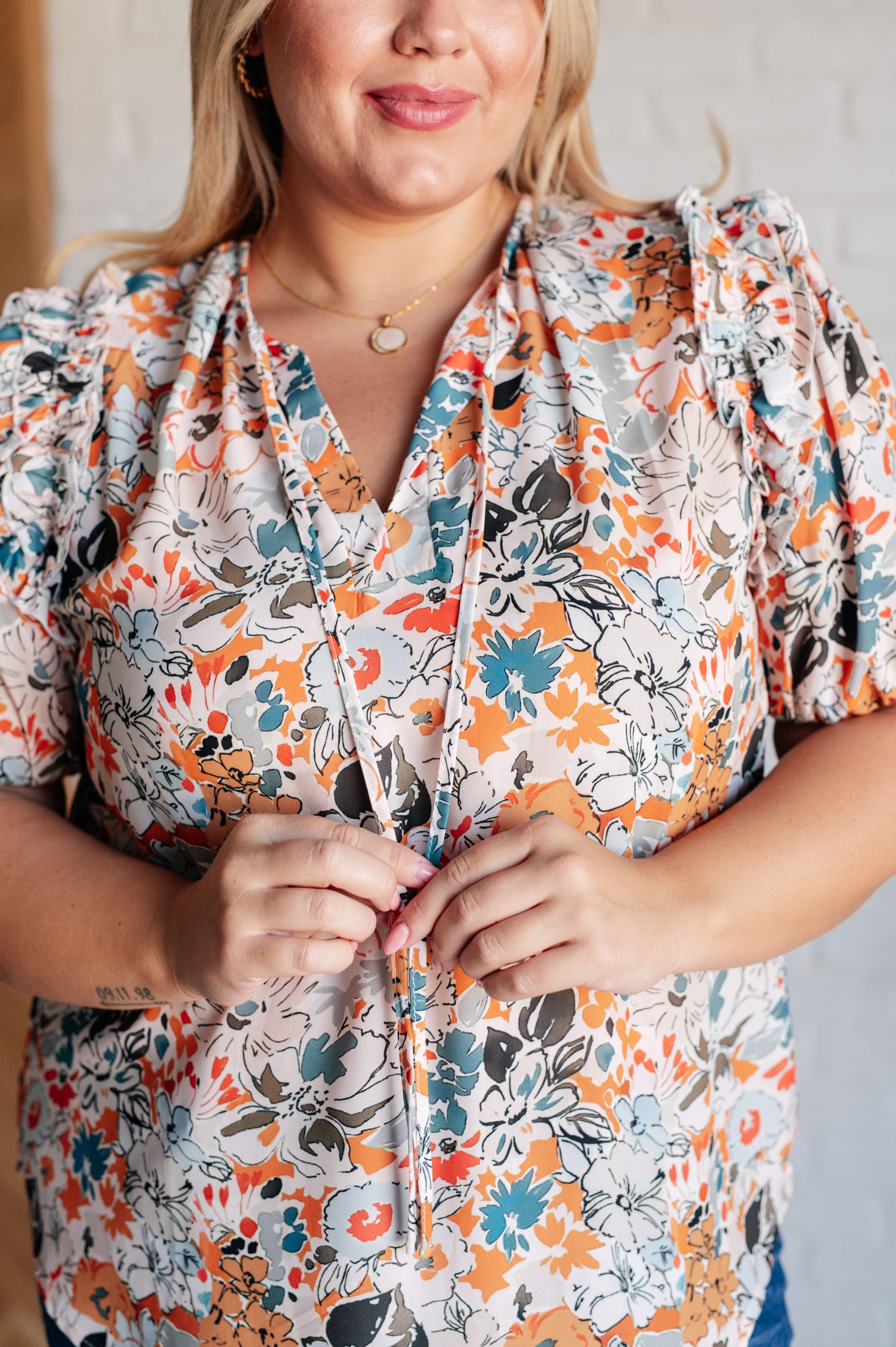 It's Intuitive Floral Blouse    Blouses Ave Shops- Tilden Co.