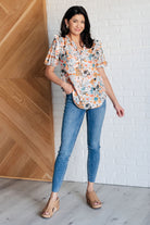 It's Intuitive Floral Blouse    Blouses Ave Shops- Tilden Co.