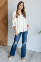 Ivory Thoughts Chenille Blouse    Tops Ave Shops- Tilden Co.