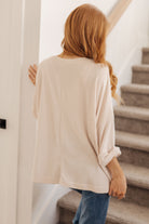 Ivory Thoughts Chenille Blouse    Tops Ave Shops- Tilden Co.