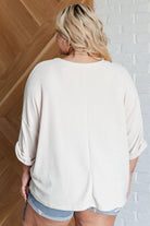 Ivory Thoughts Chenille Blouse    Tops Ave Shops- Tilden Co.