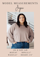 Lotta Love Knitted Sweater Top in Rust Tops Ave Shops- Tilden Co.