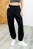 Jog and Snog Joggers in Black Womens Ave Shops- Tilden Co.