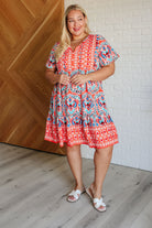 Journey On Mixed Print Dress    Dresses Ave Shops- Tilden Co.