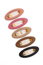 Jumbo Oval Hair Clips Set of 5    Accessories Ave Shops- Tilden Co.