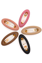 Jumbo Oval Hair Clips Set of 5    Accessories Ave Shops- Tilden Co.