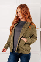 Jungle Explorer Quilted Zip Up Jacket Layers Ave Shops- Tilden Co.