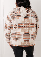 Just Going For It Aztec Hoodie Tops Ave Shops- Tilden Co.