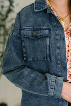 Just In Case Mineral Wash Shacket Layers Ave Shops- Tilden Co.