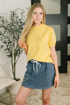 I'd Like to See You Try High Waisted Skort Womens Ave Shops- Tilden Co.