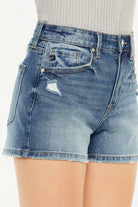 Inaya High Rise Mom Shorts - Final Sale    Shorts Kancan- Tilden Co.