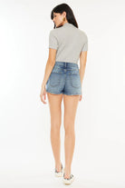 Inaya High Rise Mom Shorts - Final Sale    Shorts Kancan- Tilden Co.