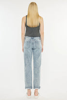 Alena Mid Rise Slim Boyfriend Jeans    Jeans Kancan- Tilden Co.