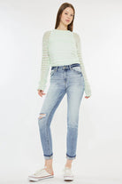 Remio High Rise Mom Jeans    Jeans Kancan- Tilden Co.