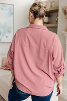 Keep it Profesh Button Up Top T-Shirt Ave Shops- Tilden Co.