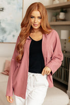 Keep it Profesh Button Up Top Tops Ave Shops- Tilden Co.