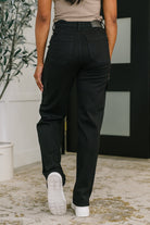 Keira High Waist Cargo Wide in Black Womens Ave Shops- Tilden Co.
