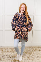 Kids Oversized Hoodie Blanket in Leopard Layers Ave Shops- Tilden Co.