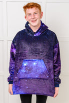 Kids Oversized Hoodie Blanket in Starry Sky Layers Ave Shops- Tilden Co.