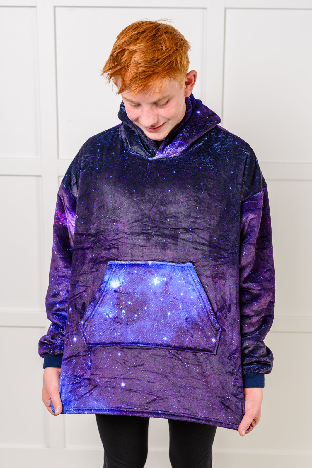 Kids Oversized Hoodie Blanket in Starry Sky Layers Ave Shops- Tilden Co.