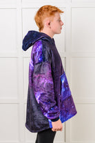 Kids Oversized Hoodie Blanket in Starry Sky Layers Ave Shops- Tilden Co.