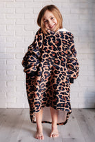 Kids Oversized Hoodie Blanket in Leopard Layers Ave Shops- Tilden Co.