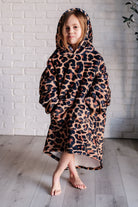 Kids Oversized Hoodie Blanket in Leopard Layers Ave Shops- Tilden Co.