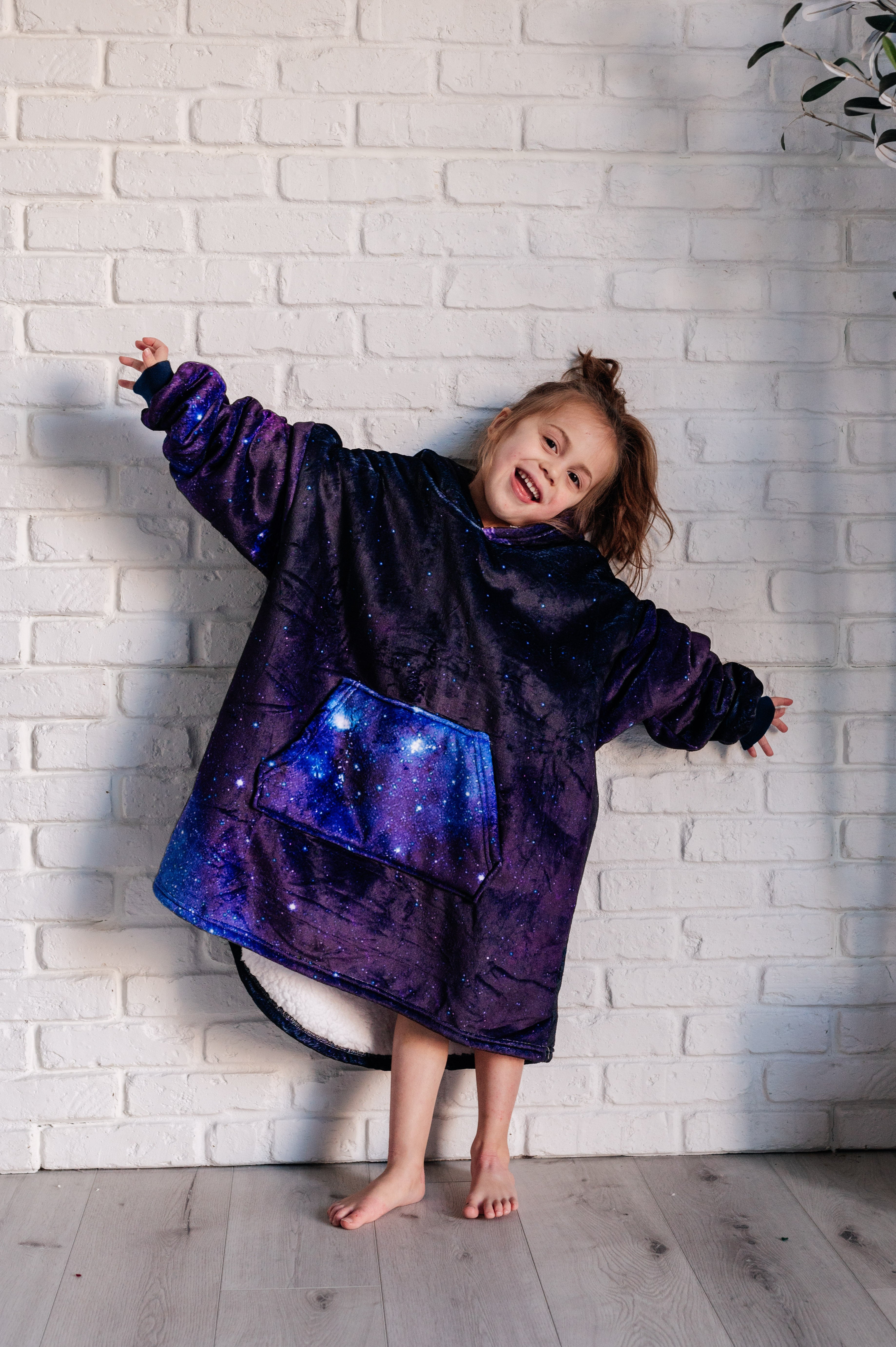 Kids Oversized Hoodie Blanket in Starry Sky Layers Ave Shops- Tilden Co.