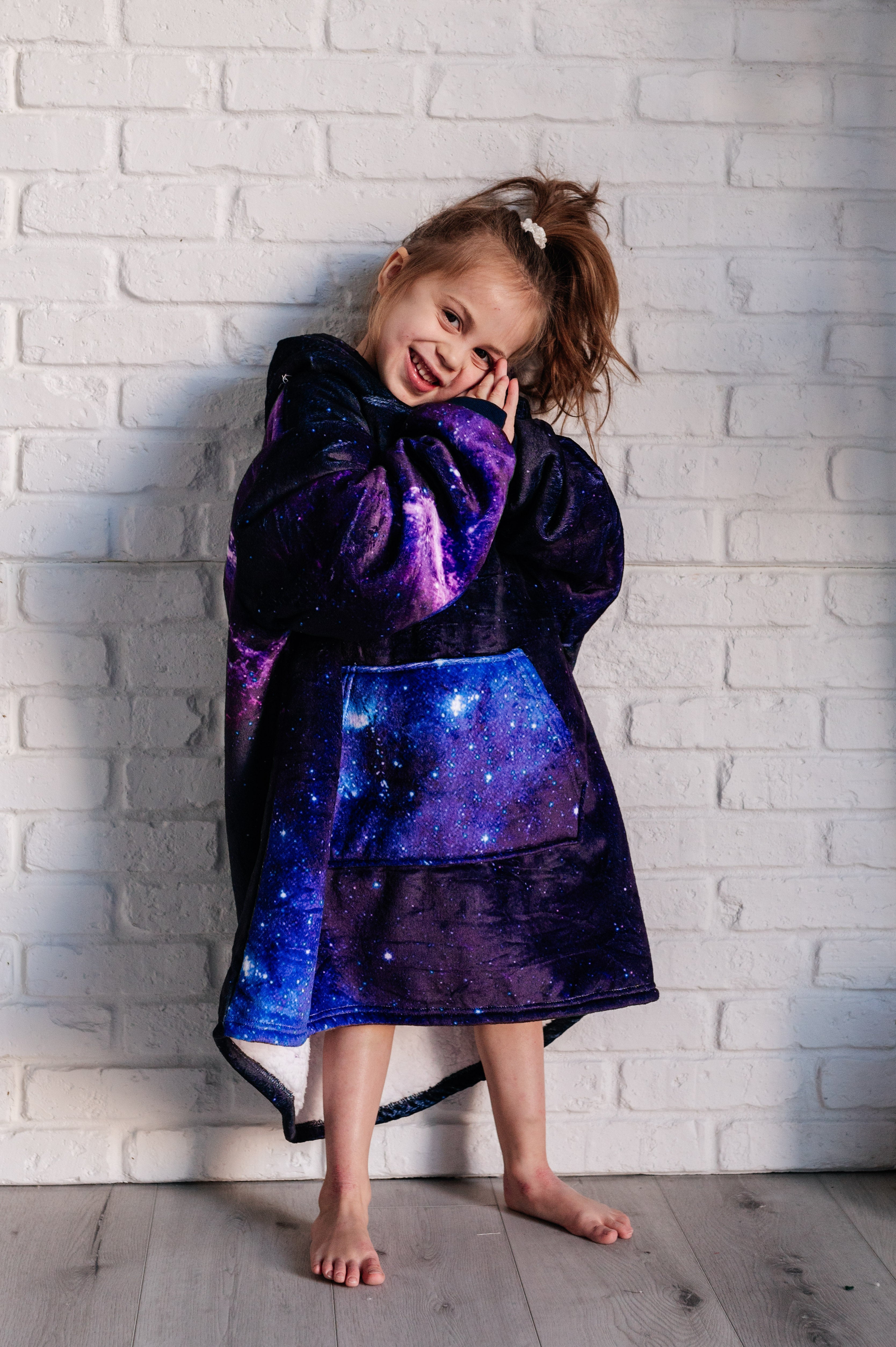 Kids Oversized Hoodie Blanket in Starry Sky Layers Ave Shops- Tilden Co.