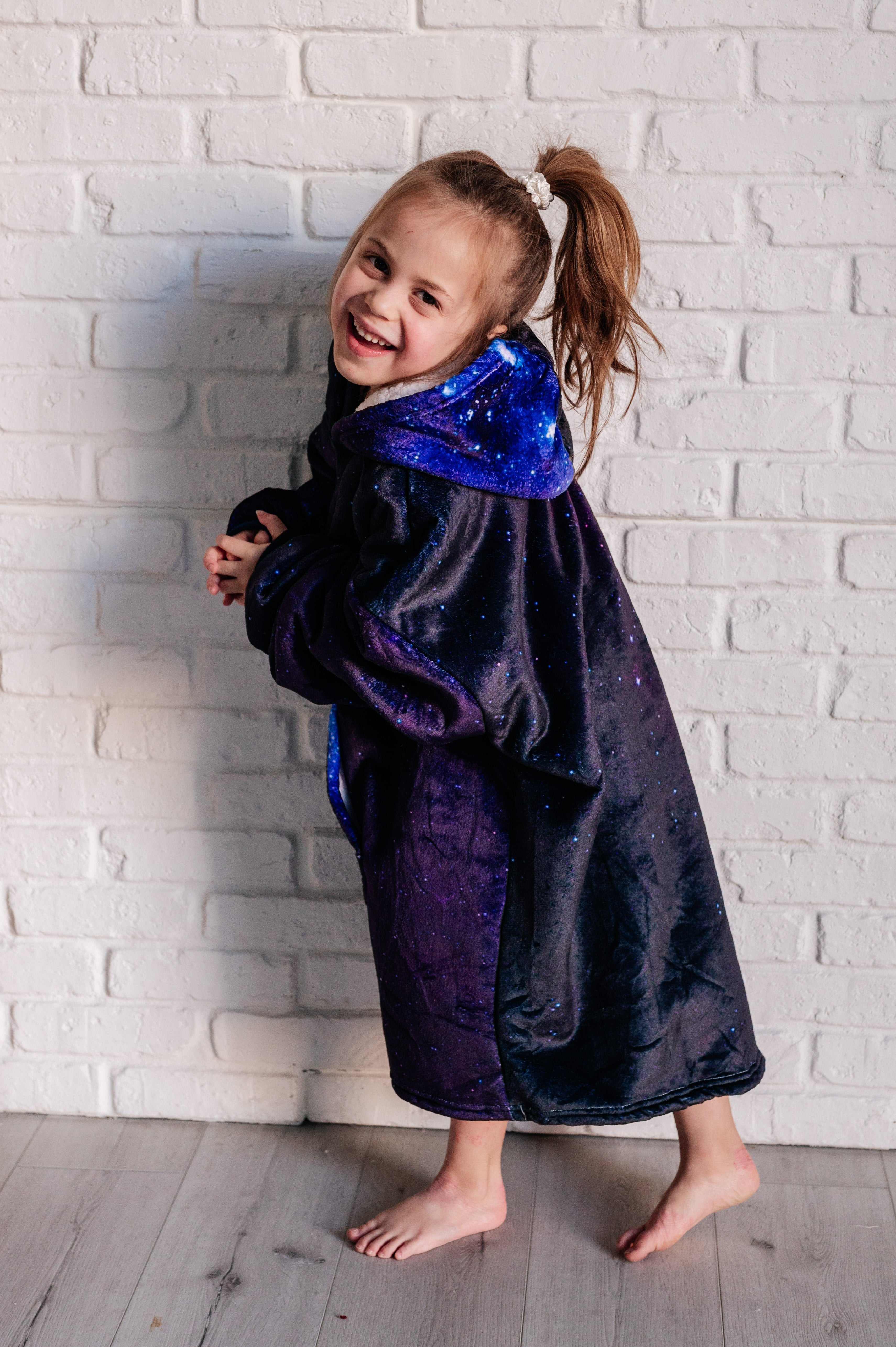 Kids Oversized Hoodie Blanket in Starry Sky Layers Ave Shops- Tilden Co.