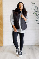 Layering Queen Quilted Puffer Vest in Black    Layers Ave Shops- Tilden Co.