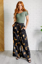 Legendary in Leopard Satin Wide Leg Pants    Bottoms Ave Shops- Tilden Co.