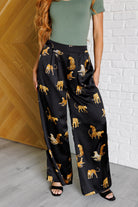 Legendary in Leopard Satin Wide Leg Pants    Bottoms Ave Shops- Tilden Co.