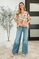 Lei Me Down V-Neck Top Womens Ave Shops- Tilden Co.
