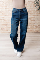 Leila High Rise Cargo Straight Jeans    Womens Ave Shops- Tilden Co.