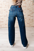 Leila High Rise Cargo Straight Jeans    Womens Ave Shops- Tilden Co.